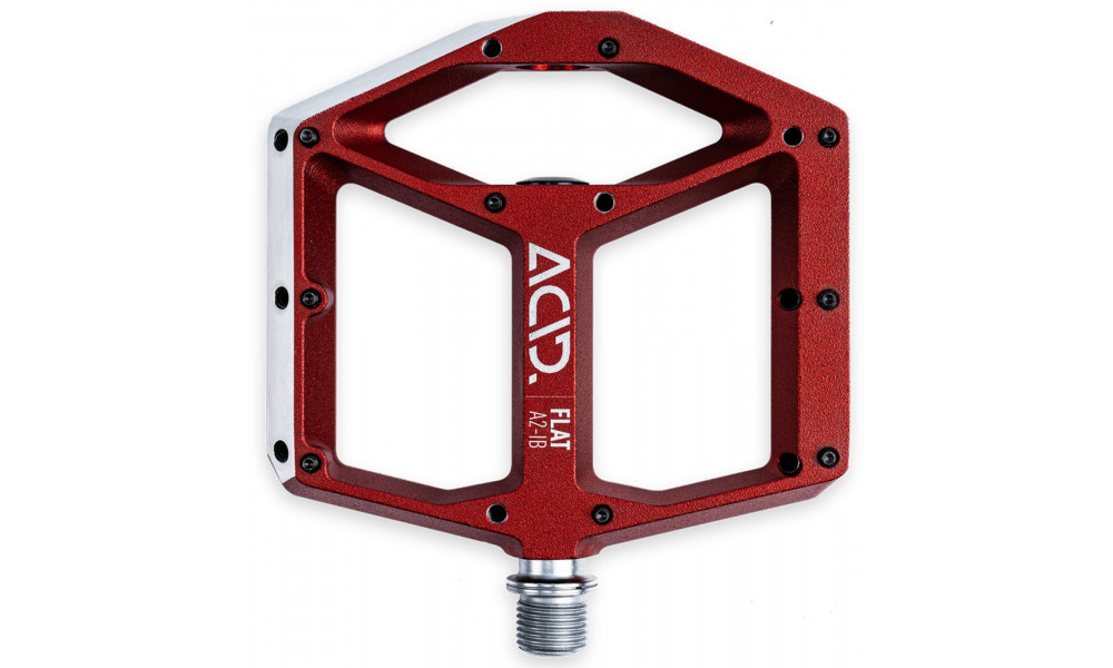 Pedals ACID Flat A2-IB Alu red - 2
