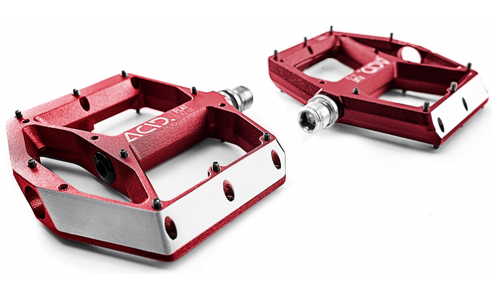 Pedals ACID Flat A2-IB Alu red - 3