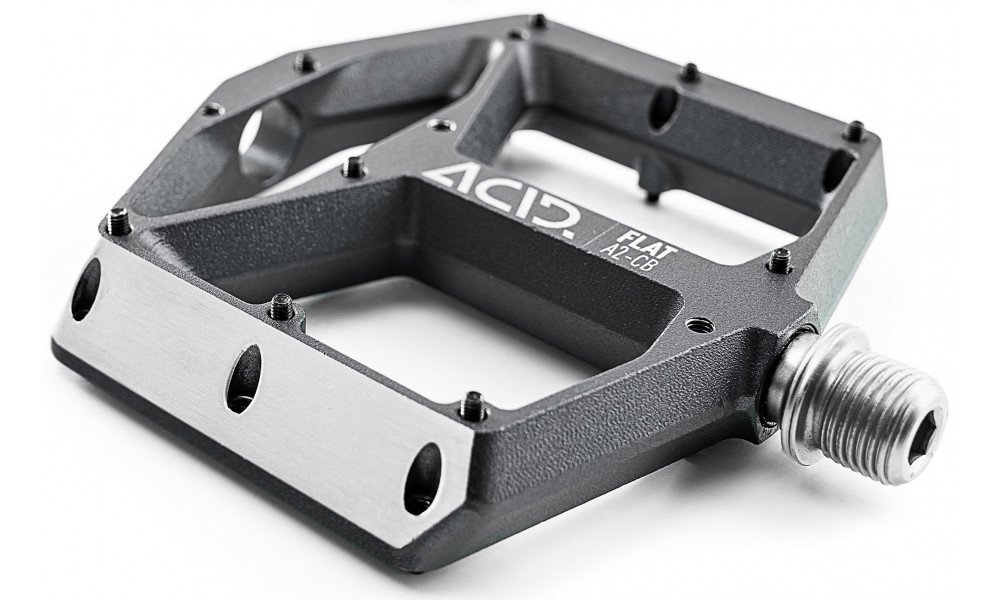 Педали ACID Flat A2-IB Alu grey - 4