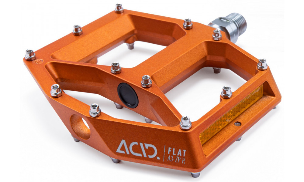 Pedals ACID Flat A3-ZP R Alu orange - 1