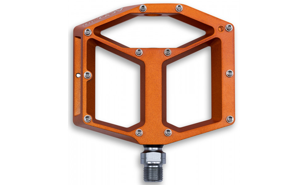 Педали ACID Flat A3-ZP R Alu orange - 2