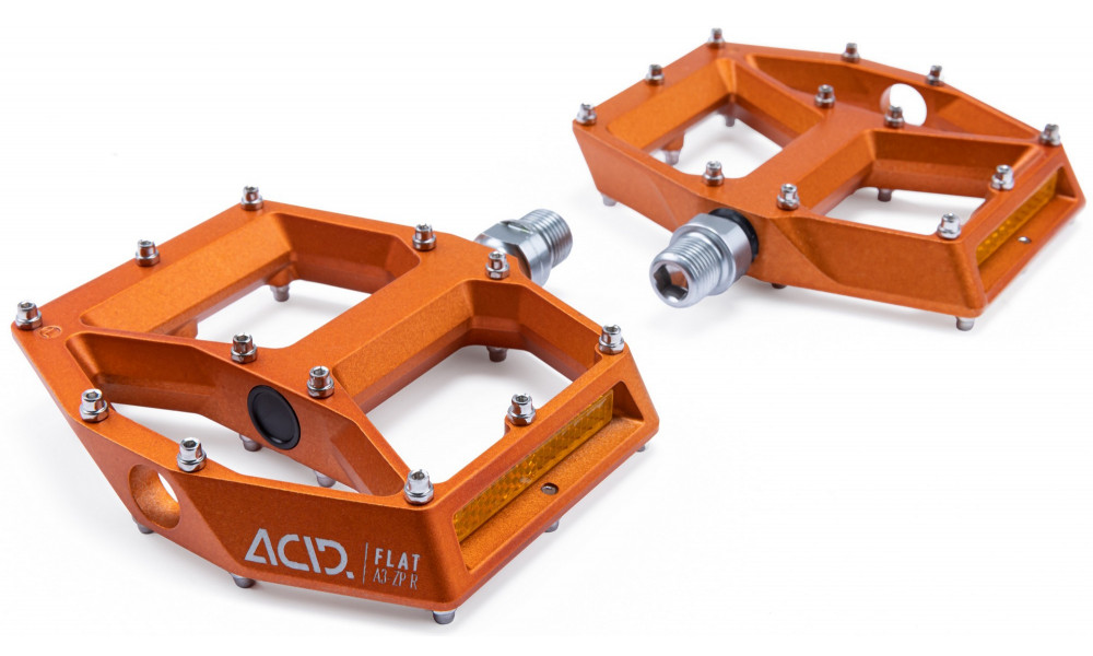 Pedals ACID Flat A3-ZP R Alu orange - 3