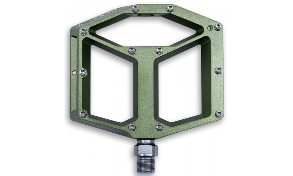 Педали ACID Flat A3-ZP R Alu olive - 2