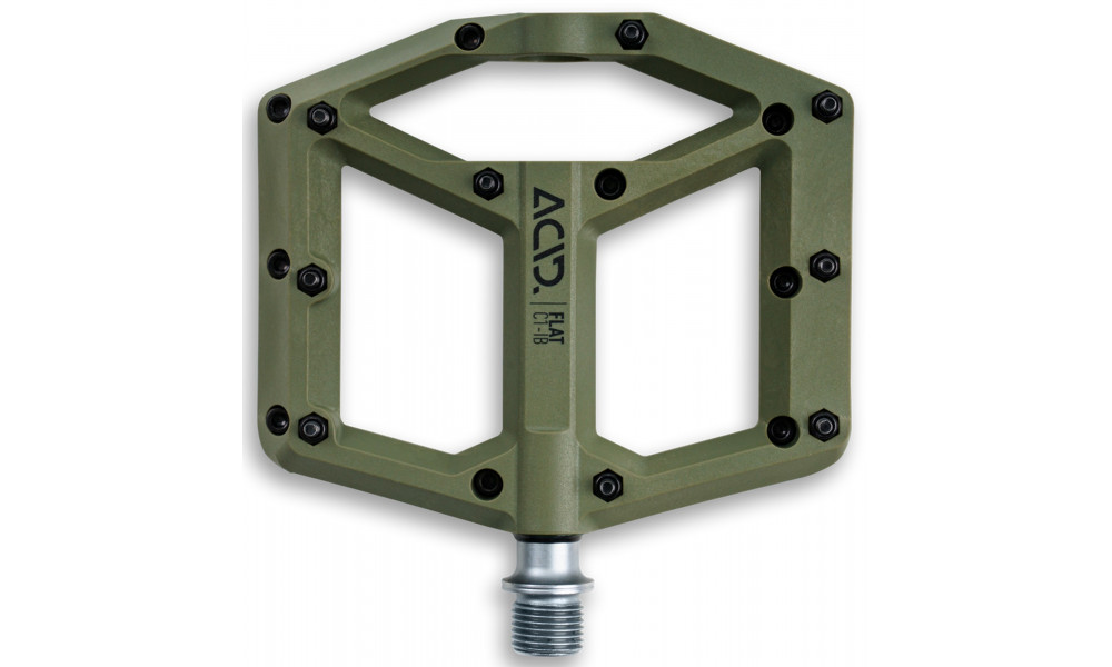 Pedals ACID Flat C1-IB plastic olive green - 2