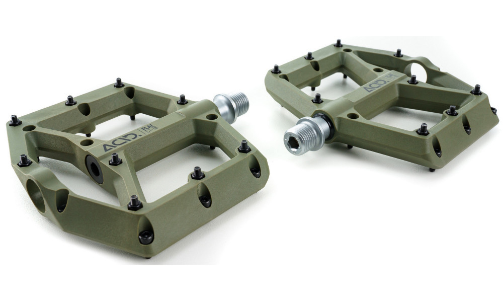 Pedals ACID Flat C1-IB plastic olive green - 3