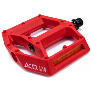 Pedals ACID Flat C2-ZP R plastic red