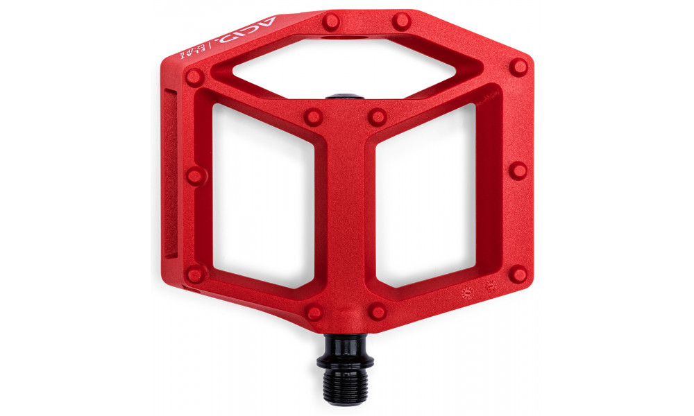 Pedals ACID Flat C2-ZP R plastic red - 2