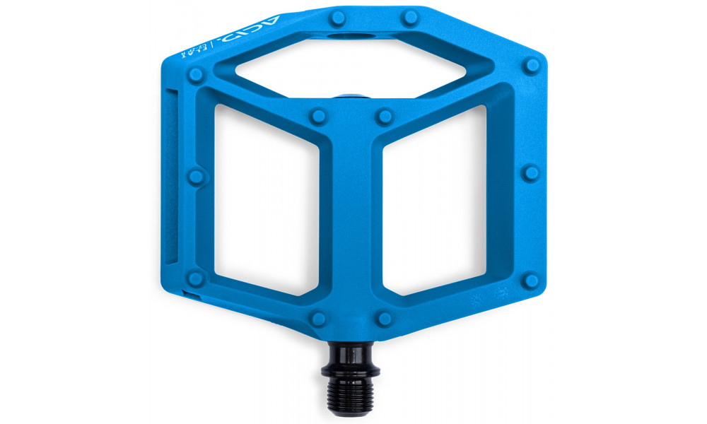 Педали ACID Flat C2-ZP R plastic blue - 2