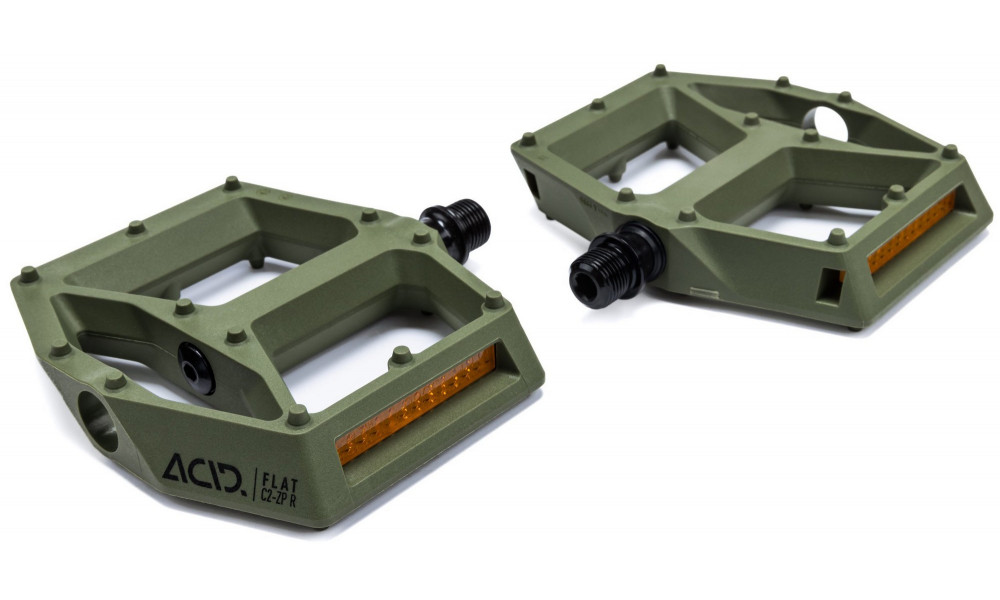 Pedals ACID Flat C2-ZP R plastic olive - 3