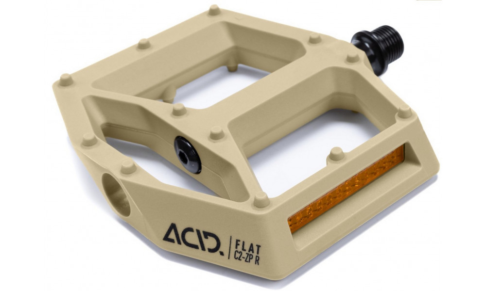 Pedals ACID Flat C2-ZP R plastic sand - 1