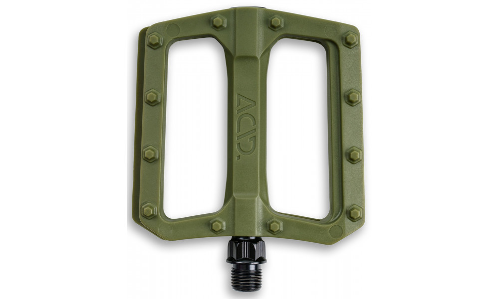 Pedals ACID Flat C3-ZP plastic olive green - 2