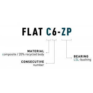 Pedals ACID Flat C6-ZP plastic olive