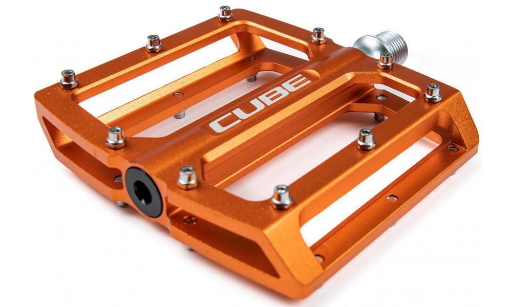 Pedals Cube All Mountain Alu X Actionteam orange - 1