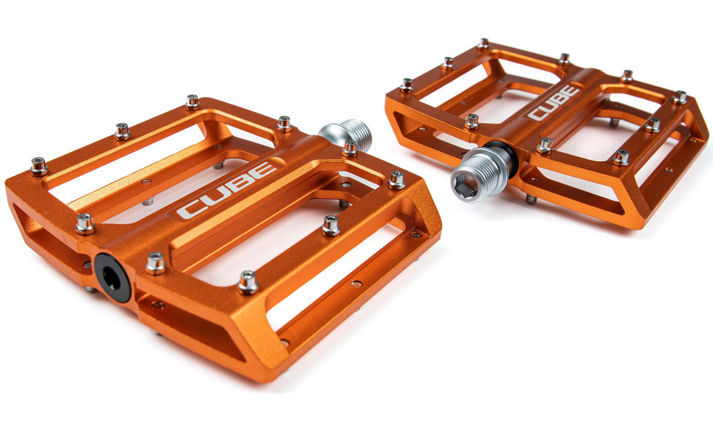 Pedals Cube All Mountain Alu X Actionteam orange - 3