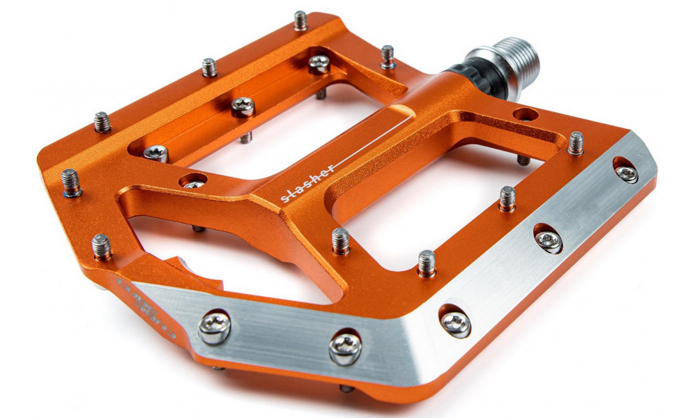 Pedals Cube Slasher X Actionteam Alu orange - 1