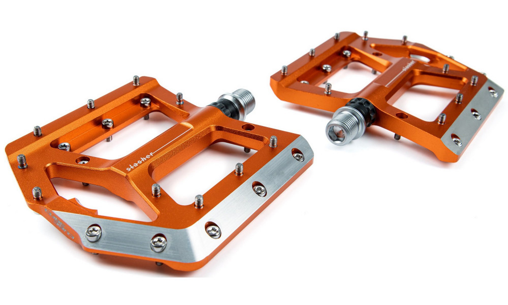 Pedals Cube Slasher X Actionteam Alu orange - 3
