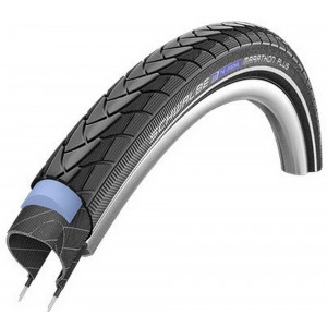 Tire 20" Schwalbe Marathon Plus HS 348, Perf Wired 35-406 Black-Reflex