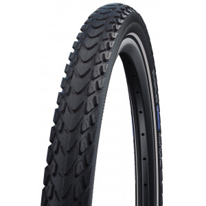 Шина 28" Schwalbe Marathon Mondial HS 428, Perf Wired 42-622 / 28x1.60 Black-Reflex