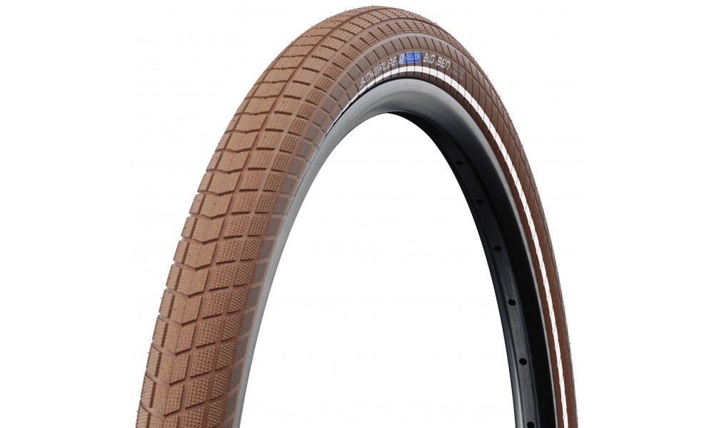 Шина 28" Schwalbe Big Ben HS 439, Active Wired 50-622 / 29x2.00 Brown-Reflex 