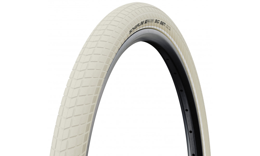 Шина 28" Schwalbe Big Ben HS 439 Active Wired 50-622 / 29x2.00 Creme-Reflex 