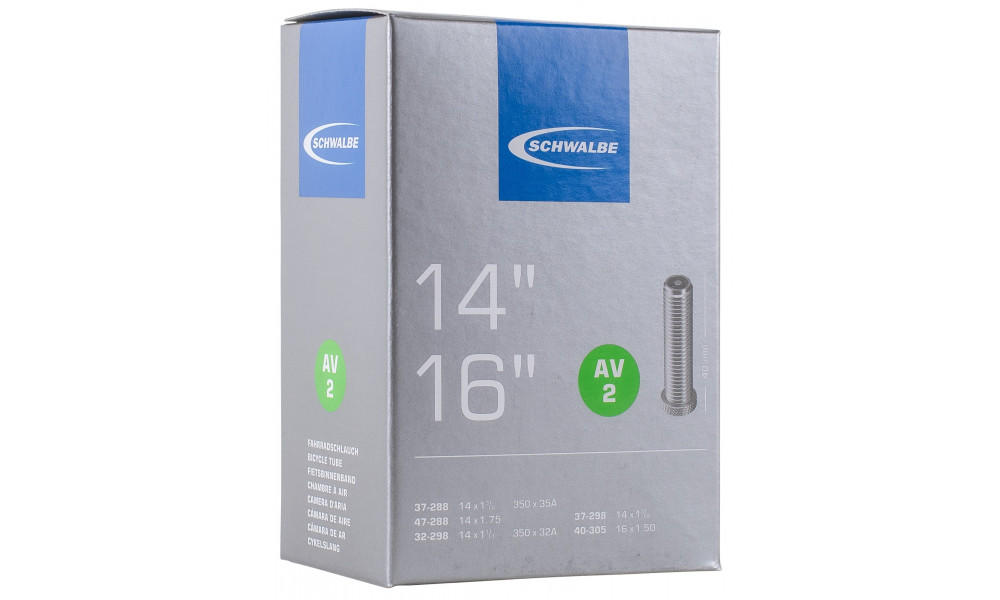Tube 14" Schwalbe AV2 (37/47-288) - 1