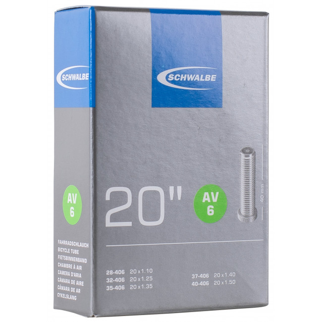 Камера 20" Schwalbe AV6 (28/40-406)