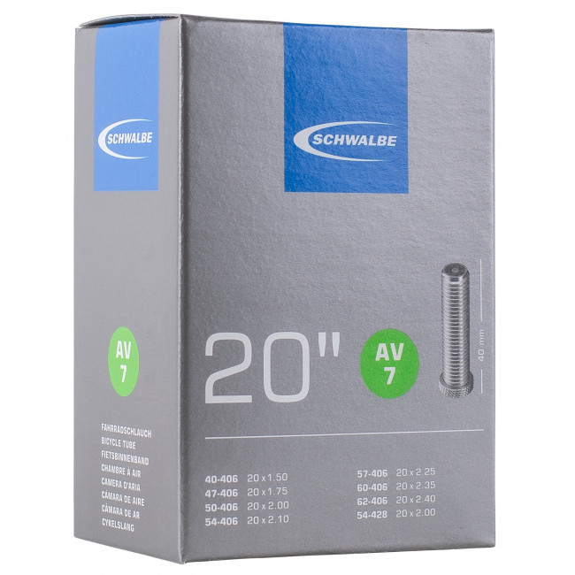 Tube 20" Schwalbe AV7 (40/62-406)