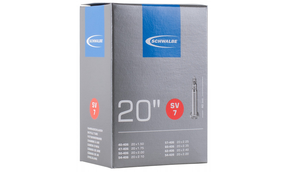 Tube 20" Schwalbe SV7 (40/62-406) - 1