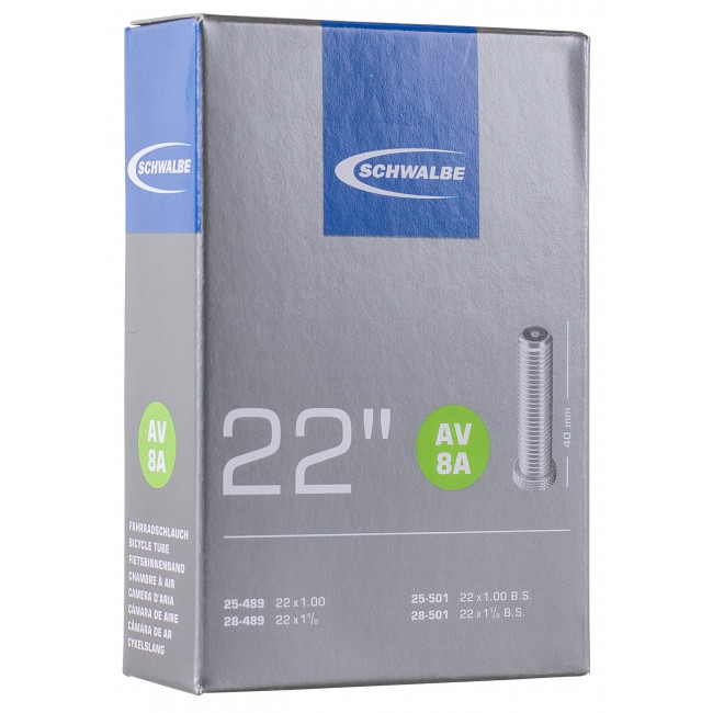 Tube 22" Schwalbe AV8A (25-489/28-501)