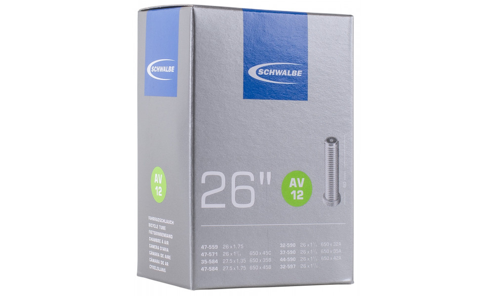 Камера 26" Schwalbe AV12 (47-559 / 26x1.75) - 1