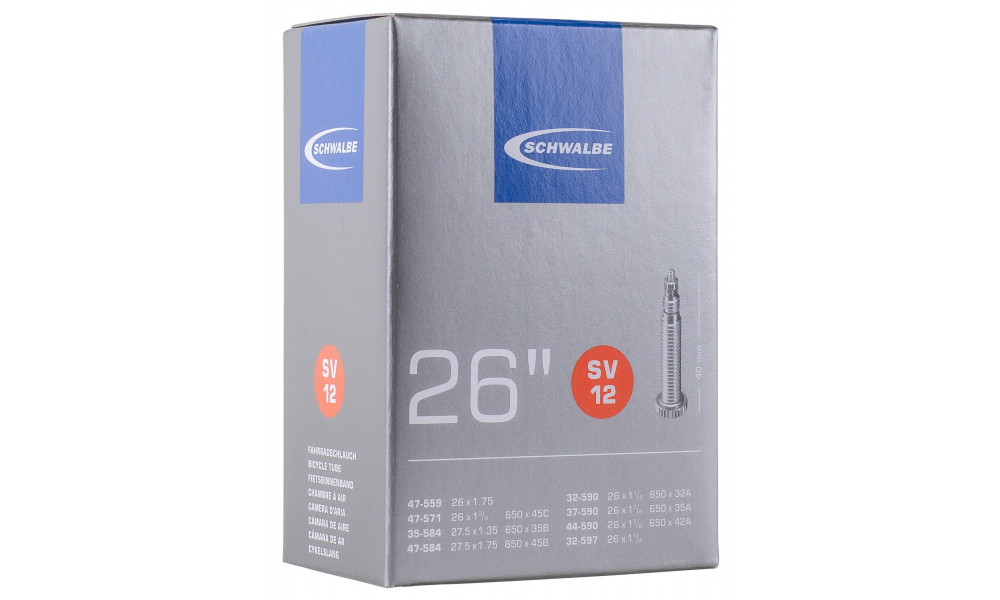 Камера 26" Schwalbe SV12 (47-559 / 26x1.75) - 1