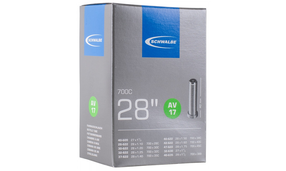 Камера 27/28" Schwalbe AV17 (28/47-622) - 1