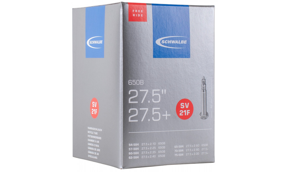 Камера 27.5"/650B Schwalbe SV21F ExtraLight (40/62-584) - 1