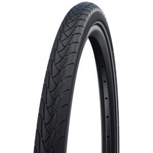 Tire 28" Schwalbe Marathon Plus HS 348, Perf Wired 28-622 / 700x28C Black-Reflex