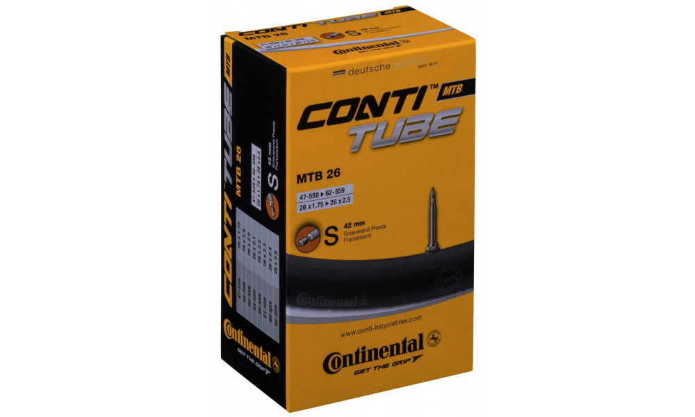 Tube 26" Continental MTB S42 (47/62-559) 