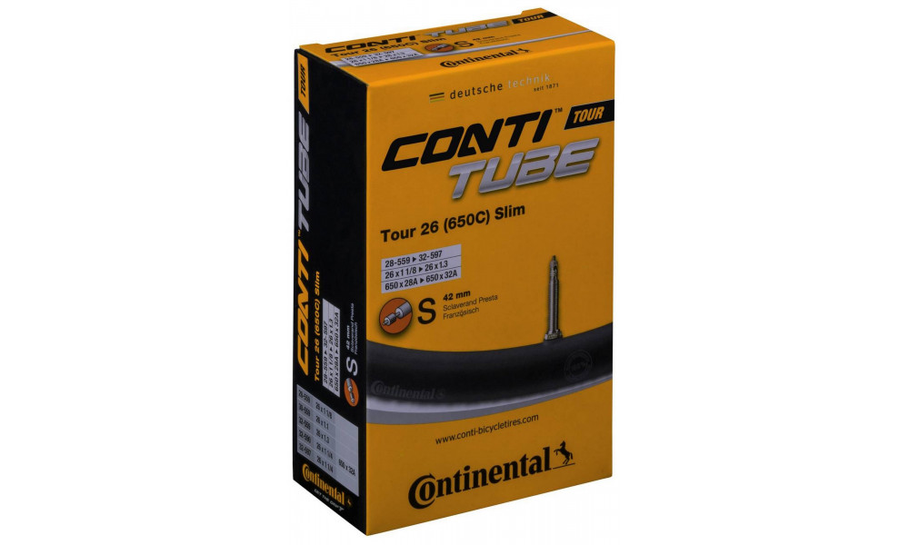 Tube 26" Continental Tour slim S42 (28-559/32-597) - 2