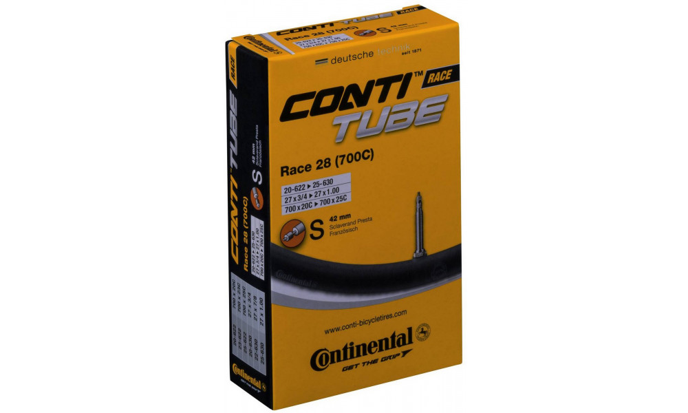 Tube 28" Continental Race S42 (20-622/25-630) 