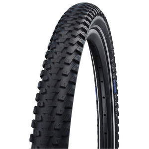 Шина 26" Schwalbe Marathon Plus MTB HS 468, Perf Wired 54-559 / 26x2.10 Black-Reflex