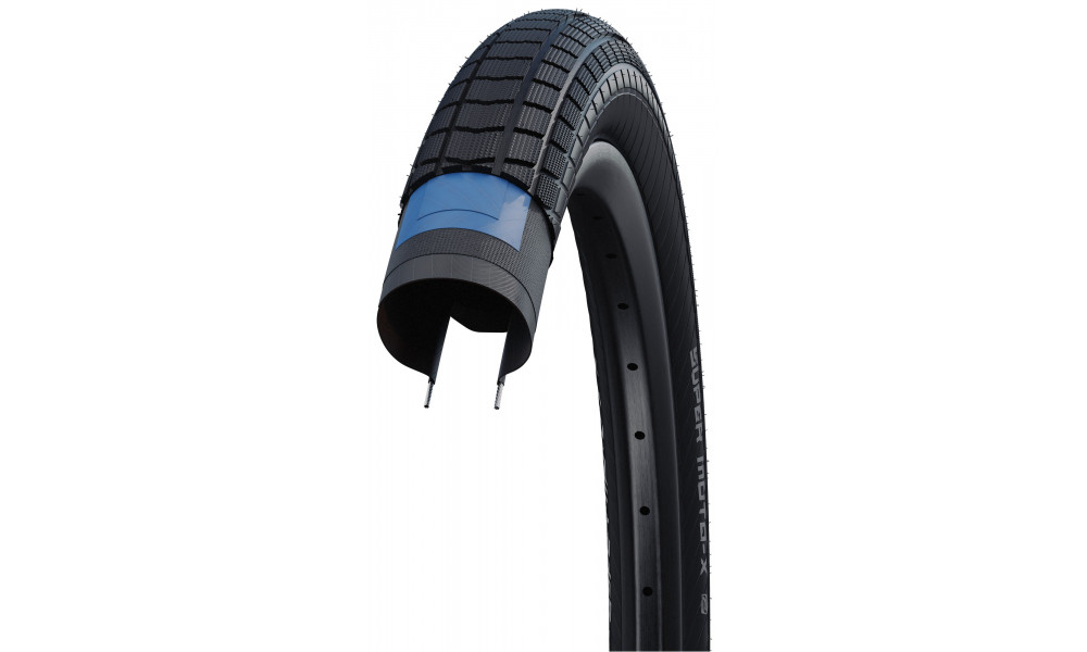 Tire 27.5" Schwalbe Super Moto-X HS 430 Perf Wired 70-584 Black - 3