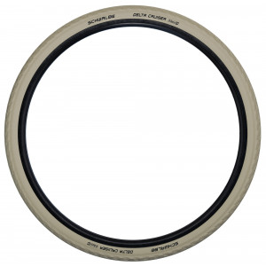 Tire 28" Schwalbe Delta Cruiser HS 431, Active Wired 37-622 / 28x1.40 Creme