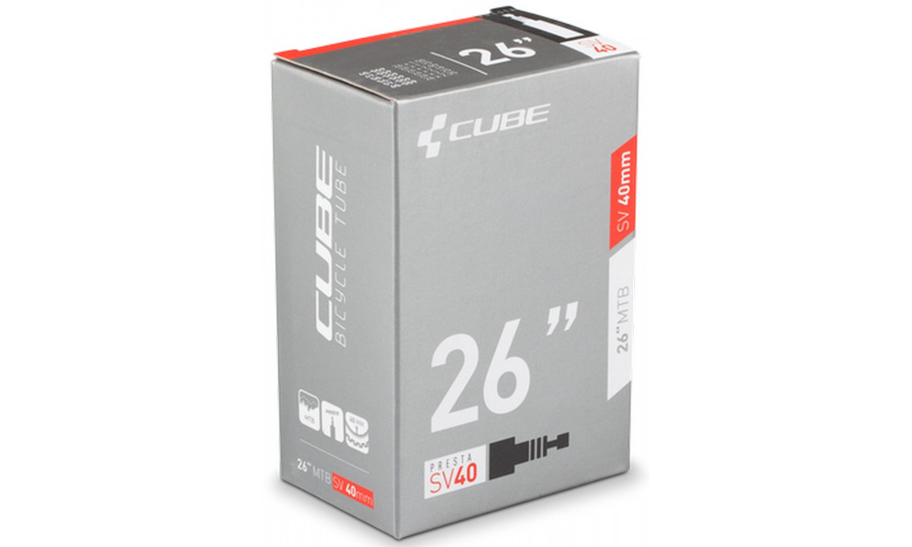 Tube 26" Cube MTB SV 40mm 40/60-559 - 1