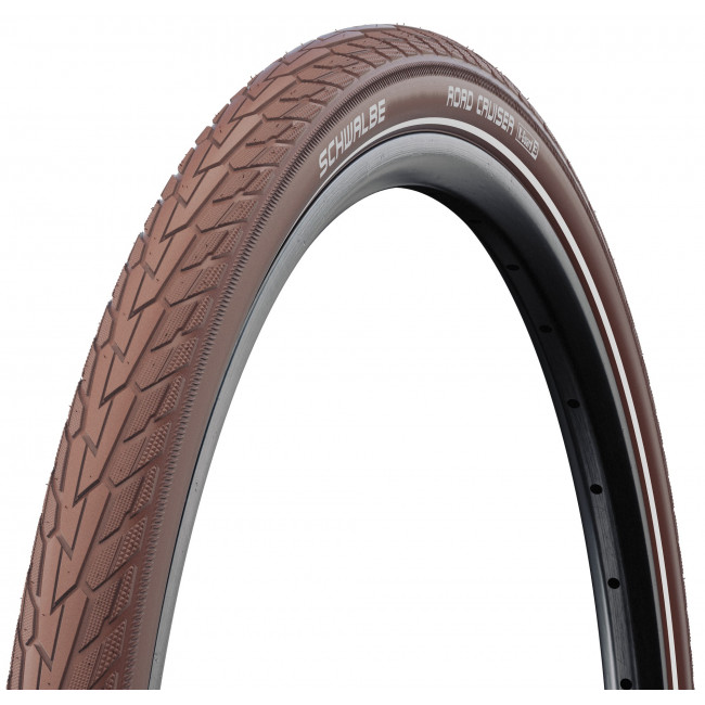 Шина 28" Schwalbe Road Cruiser HS 484 Active Wired 47-622 / 28x1.75 Coffee-Reflex