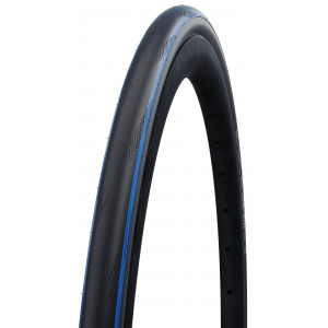 Tire 28" Schwalbe One Tube Type HS 464A, Perf Fold. 25-622 / 700x25C Addix Blue Strips