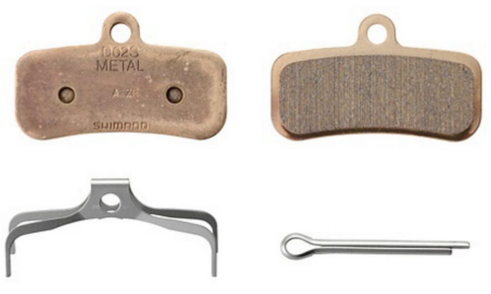 Disc brake pads Shimano D02S Metal - 1