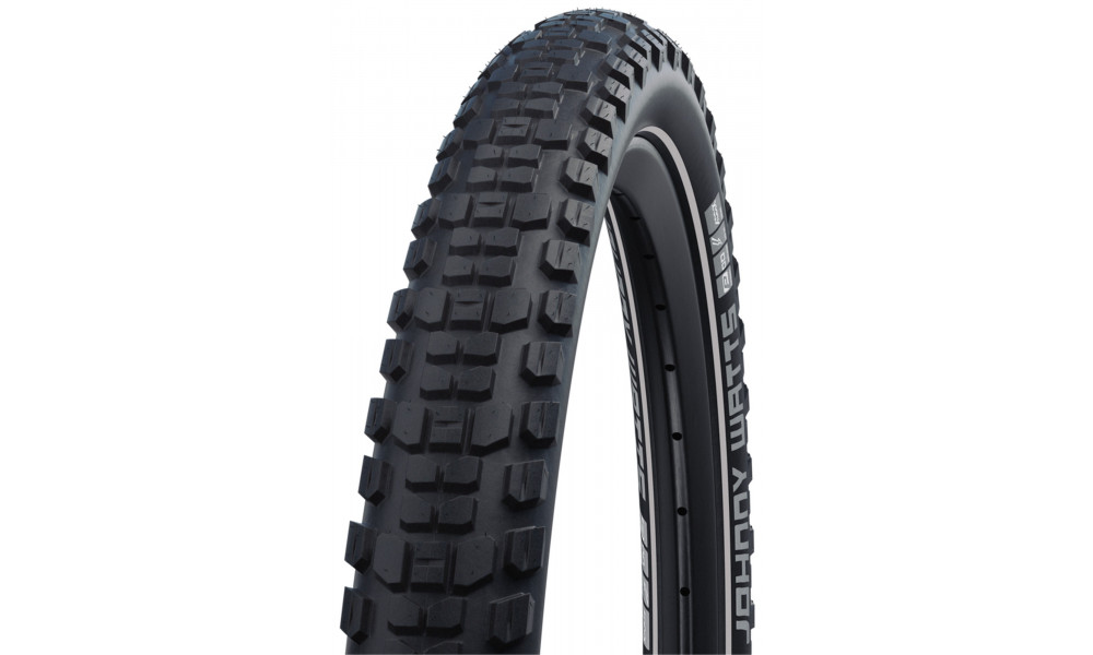 Tire 27.5" Schwalbe Johnny Watts HS 604, Perf Wired 60-584 / 27.5x2.35 DD Addix Black-Reflex - 1