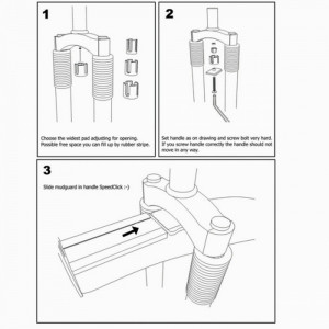 Комплект брызговиков Simpla Hammer SDE SPEEDstrap black