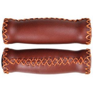 Ручки руля Velo ProX VLG-617A 127mm eco-leather brown