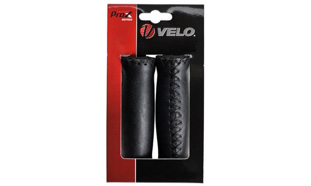Ручки руля Velo ProX VLG-617A 127mm eco-leather black - 3