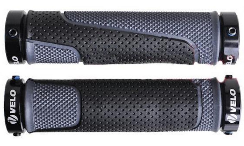 Grips Velo ProX VLG-776AD3 129mm GEL Lock-on black-grey - 1