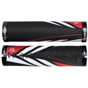 Grips Velo ProX VLG-851AD3 130mm GEL Lock-on black-red